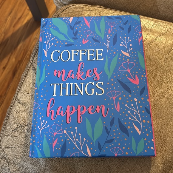 Colorful Coffee-Themed Notebook and pen set - Picture 4 of 7